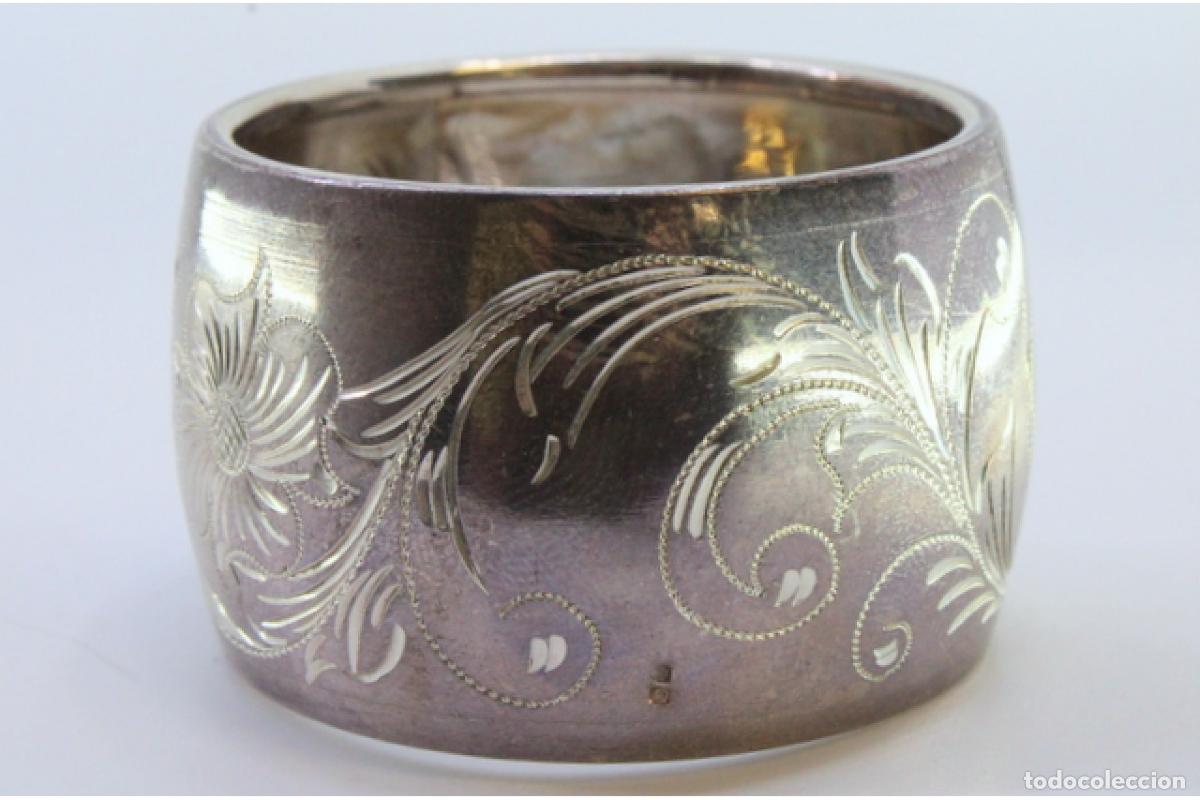Antig&uuml;edades: Anillo para servilletas de plata - Foto 5
