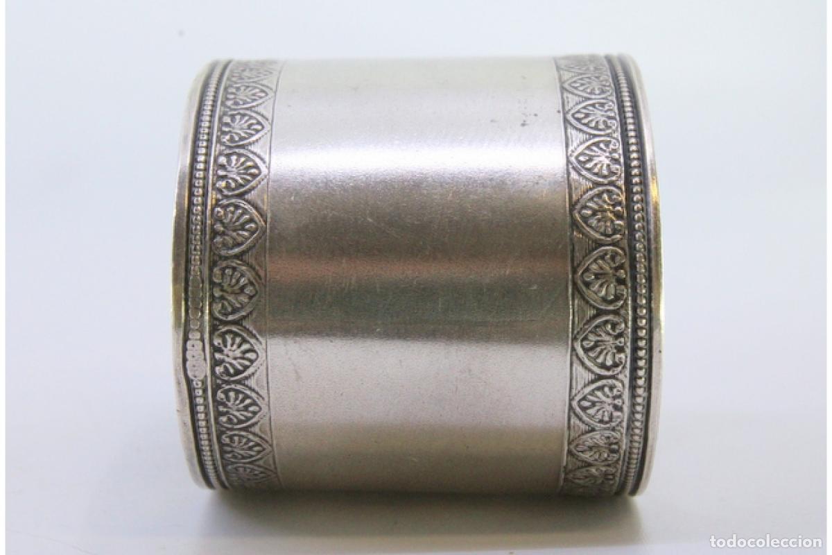 Antig&uuml;edades: Anillo para servilletas de plata - Foto 5