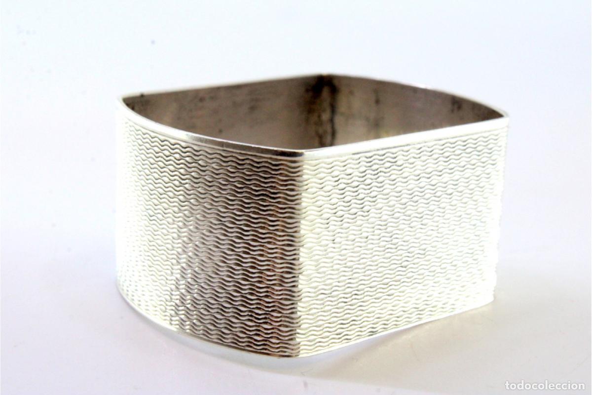Antig&uuml;edades: Anillo para servilletas de plata - Foto 5