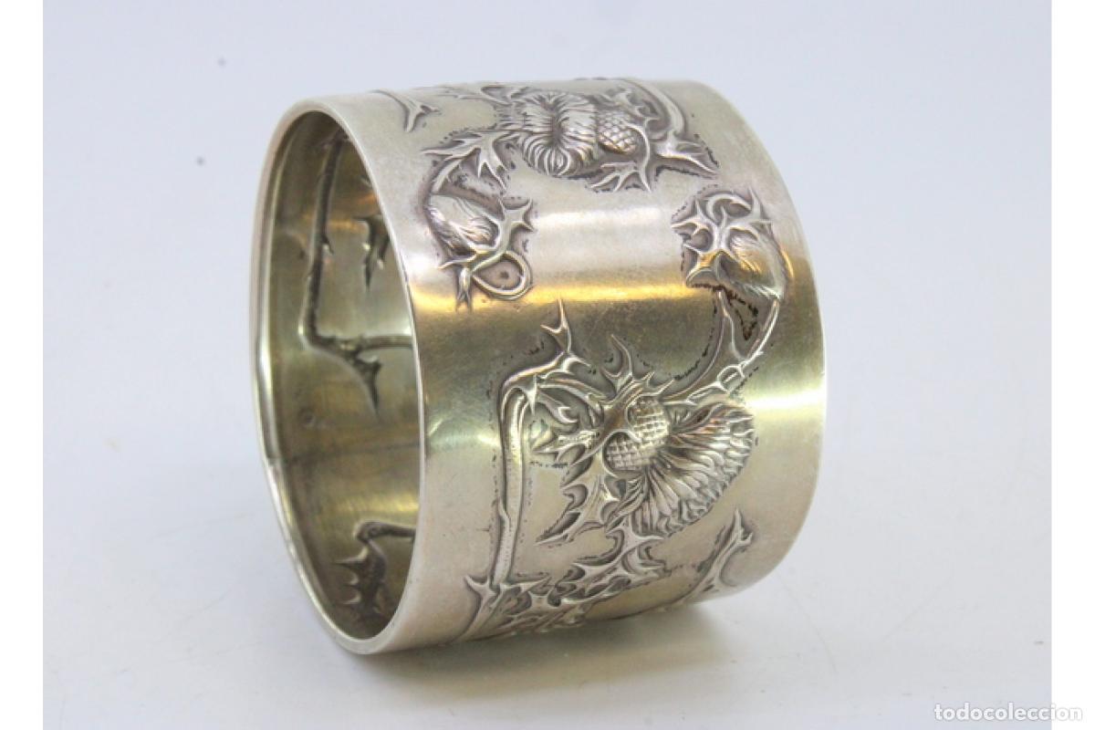 Antig&uuml;edades: Anillo para servilletas de plata - Foto 6