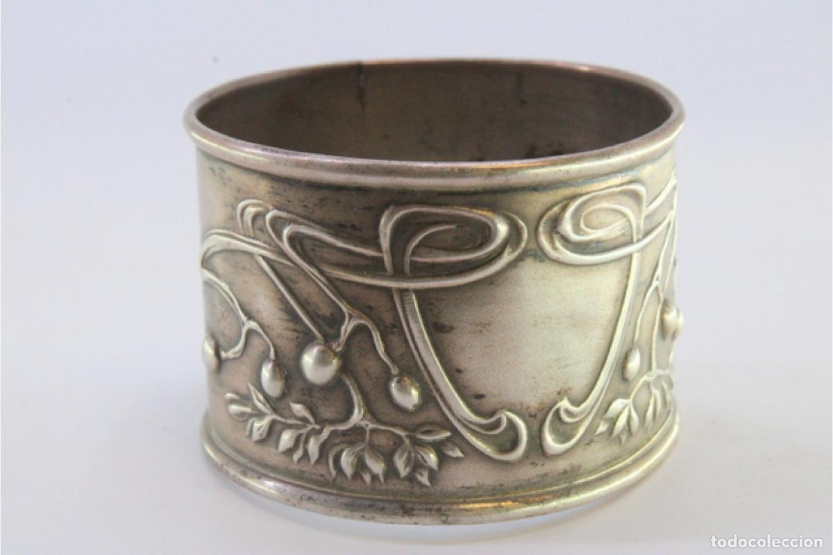Antig&uuml;edades: Anillo para servilletas de plata - Foto 4