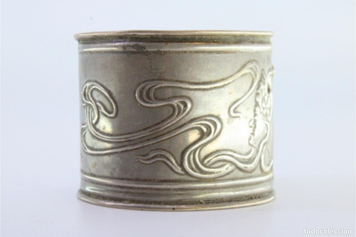 Antig&uuml;edades: Anillo para servilletas de plata - Foto 5