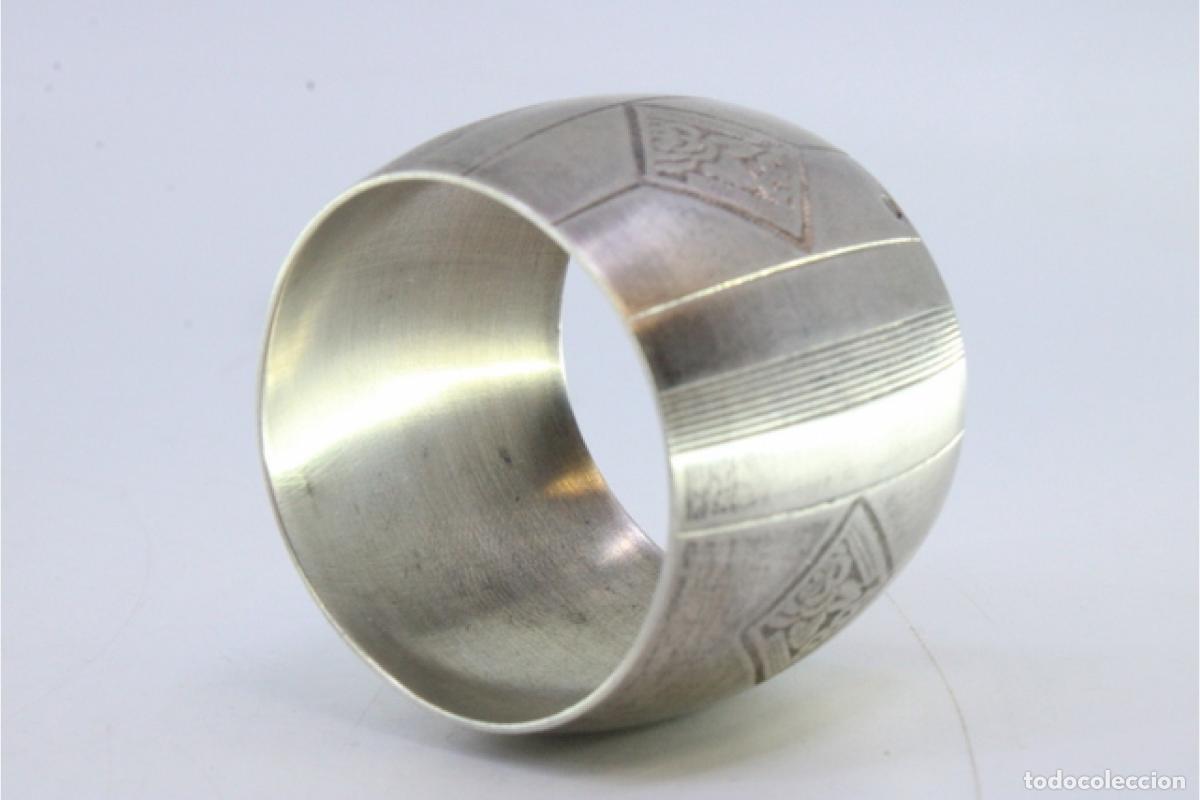 Antig&uuml;edades: Anillo para servilletas de plata - Foto 5