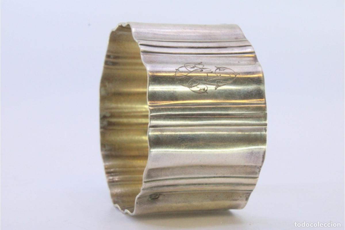 Antig&uuml;edades: Anillo para servilletas de plata - Foto 5