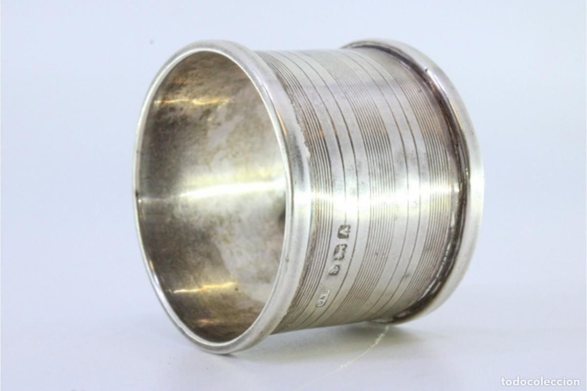 Antig&uuml;edades: Anillo para servilletas de plata - Foto 6