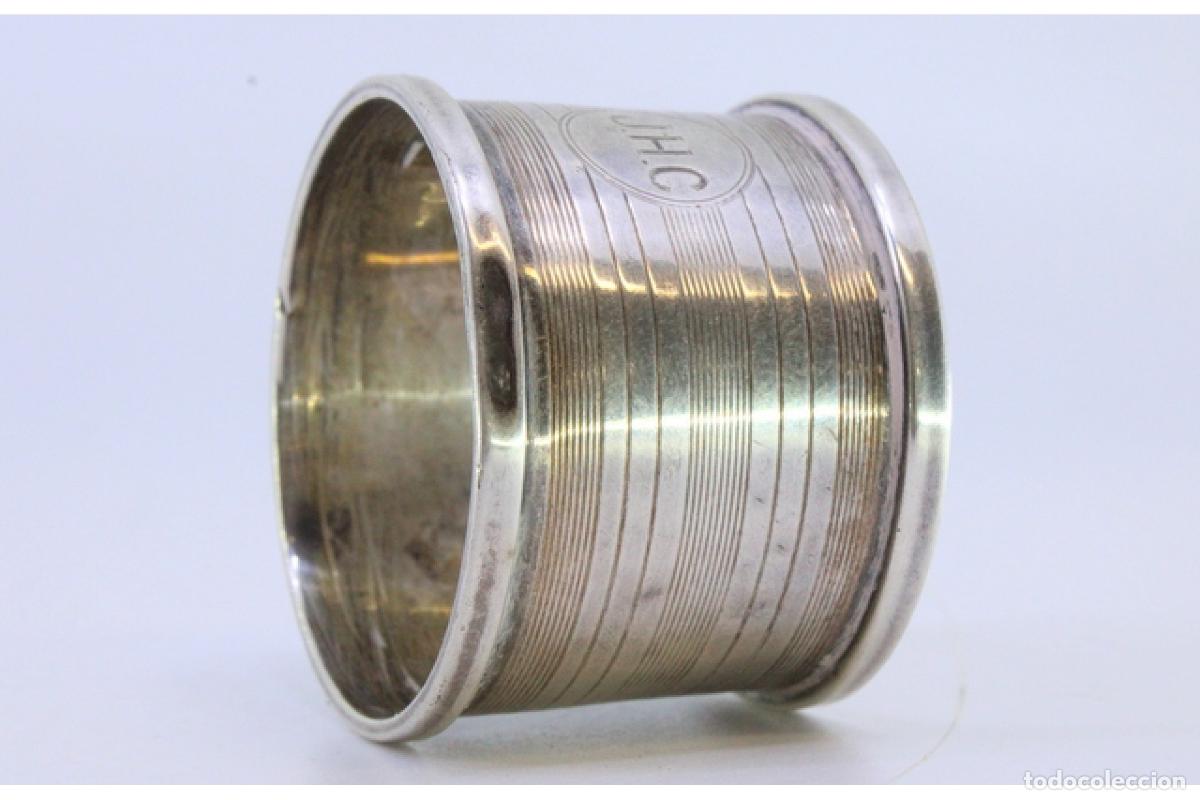 Antig&uuml;edades: Anillo para servilletas de plata - Foto 7