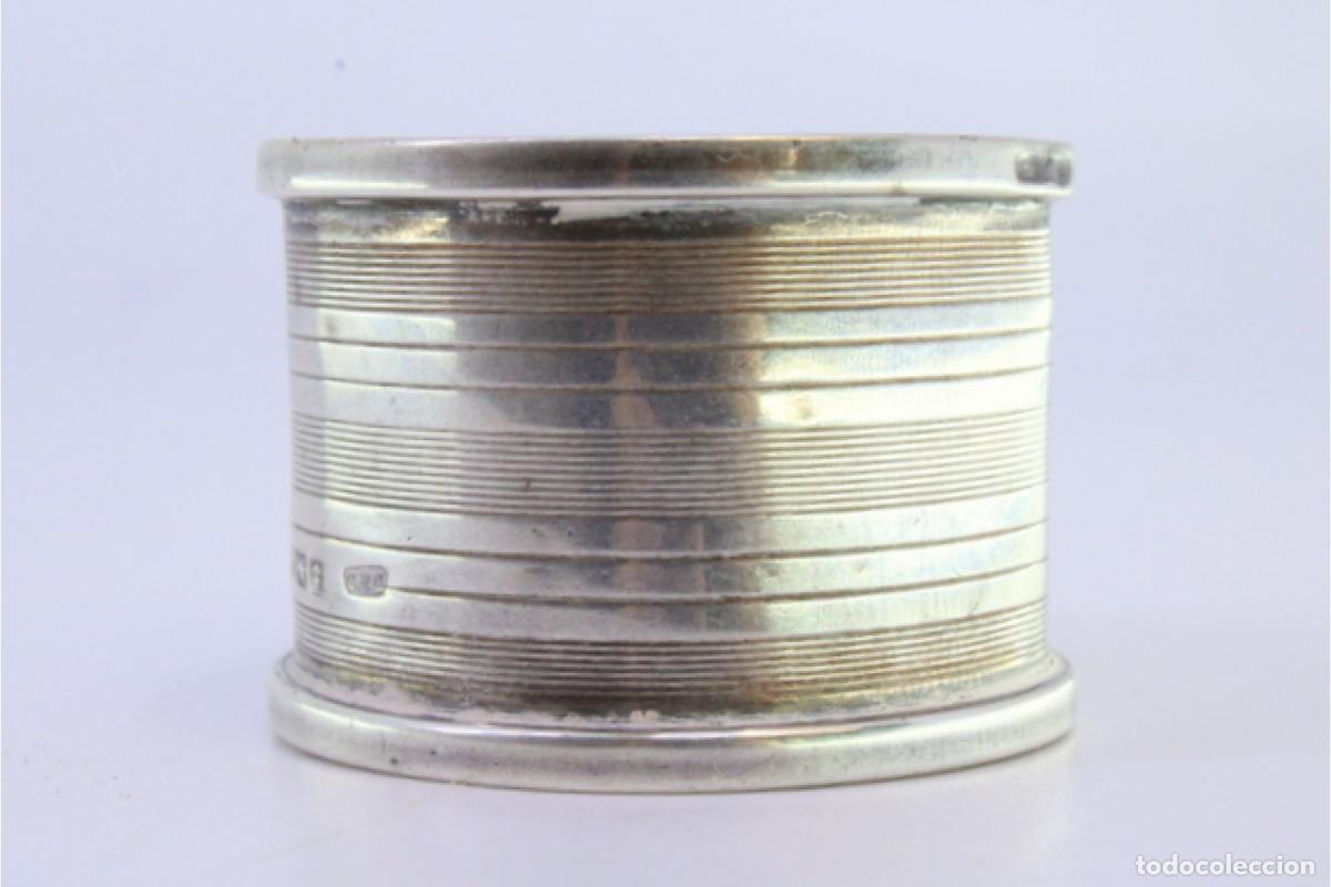 Antig&uuml;edades: Anillo para servilletas de plata - Foto 8