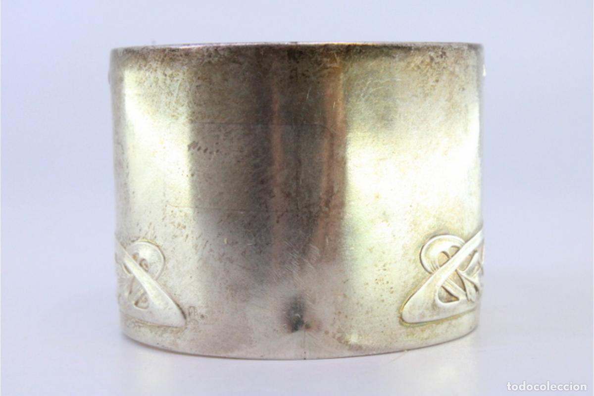Antig&uuml;edades: Anillo para servilletas de plata - Foto 7