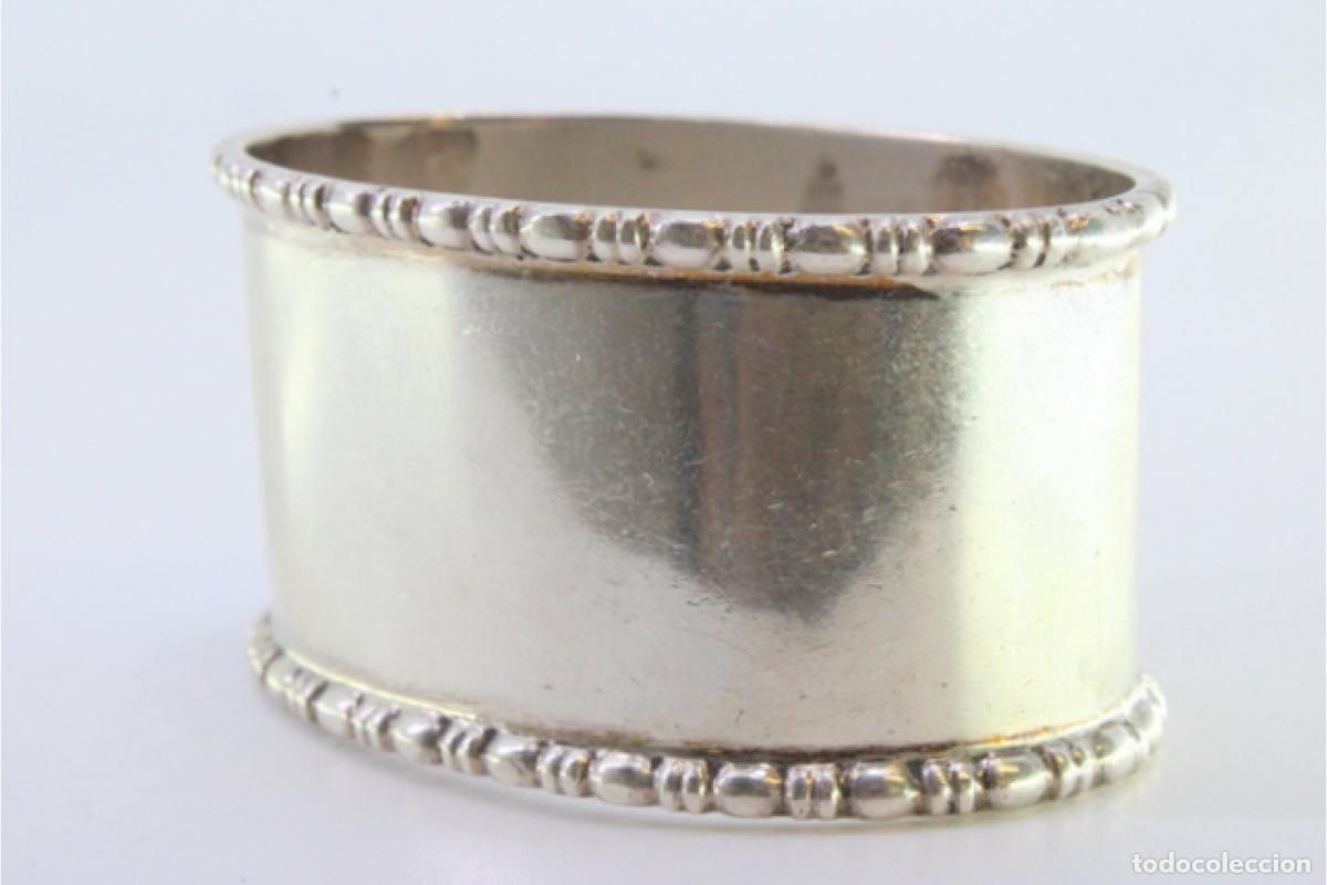 Antig&uuml;edades: Anillo para servilletas de plata - Foto 7