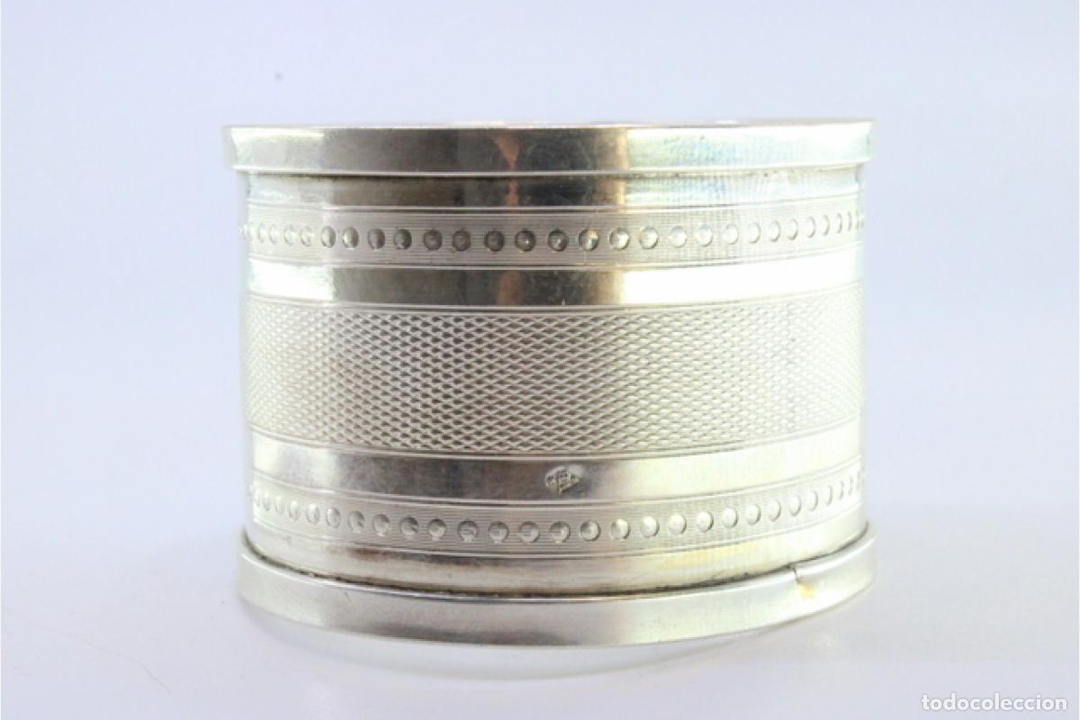 Antig&uuml;edades: Anillo para servilletas de plata - Foto 8
