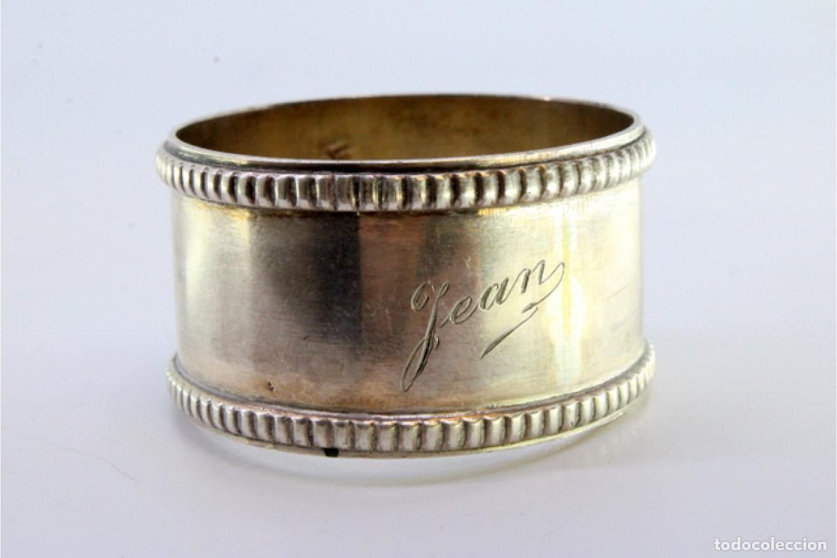 Antig&uuml;edades: Anillo para servilletas de plata - Foto 6