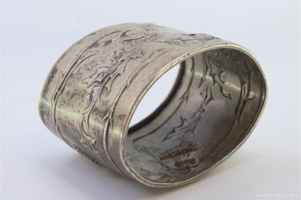 Antig&uuml;edades: Anillo para servilletas de plata - Foto 5