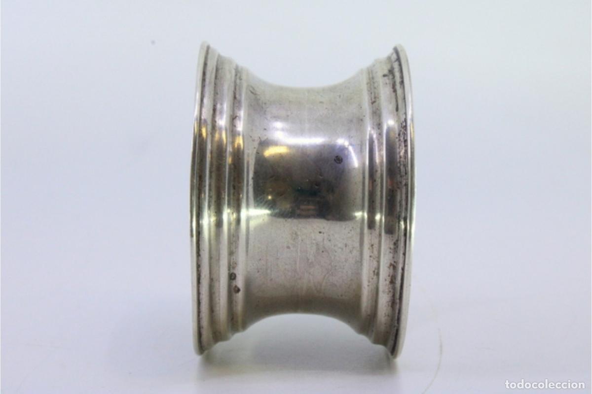 Antig&uuml;edades: Anillo para servilletas de plata - Foto 2