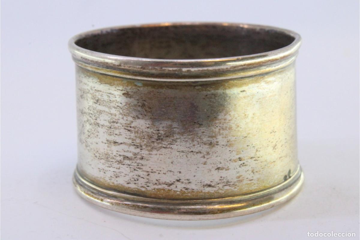 Antig&uuml;edades: Anillo para servilletas de plata - Foto 4
