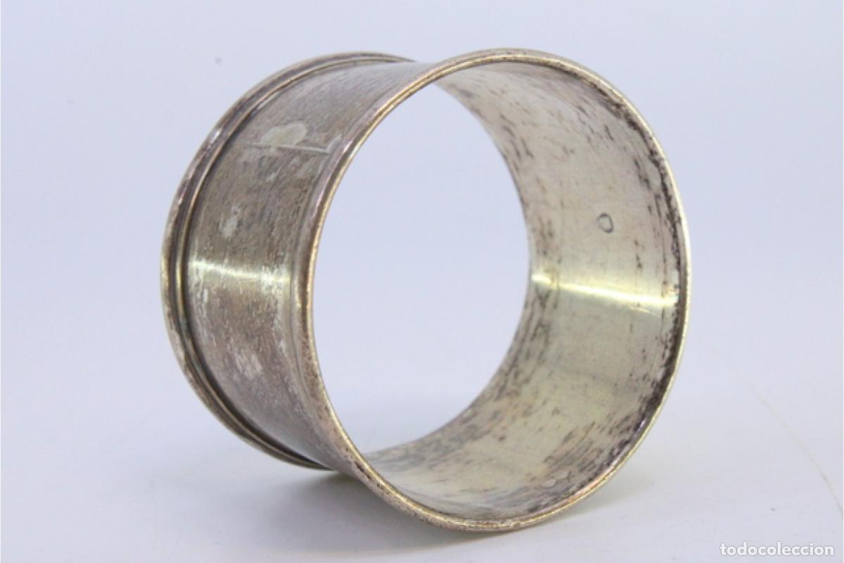 Antig&uuml;edades: Anillo para servilletas de plata - Foto 5