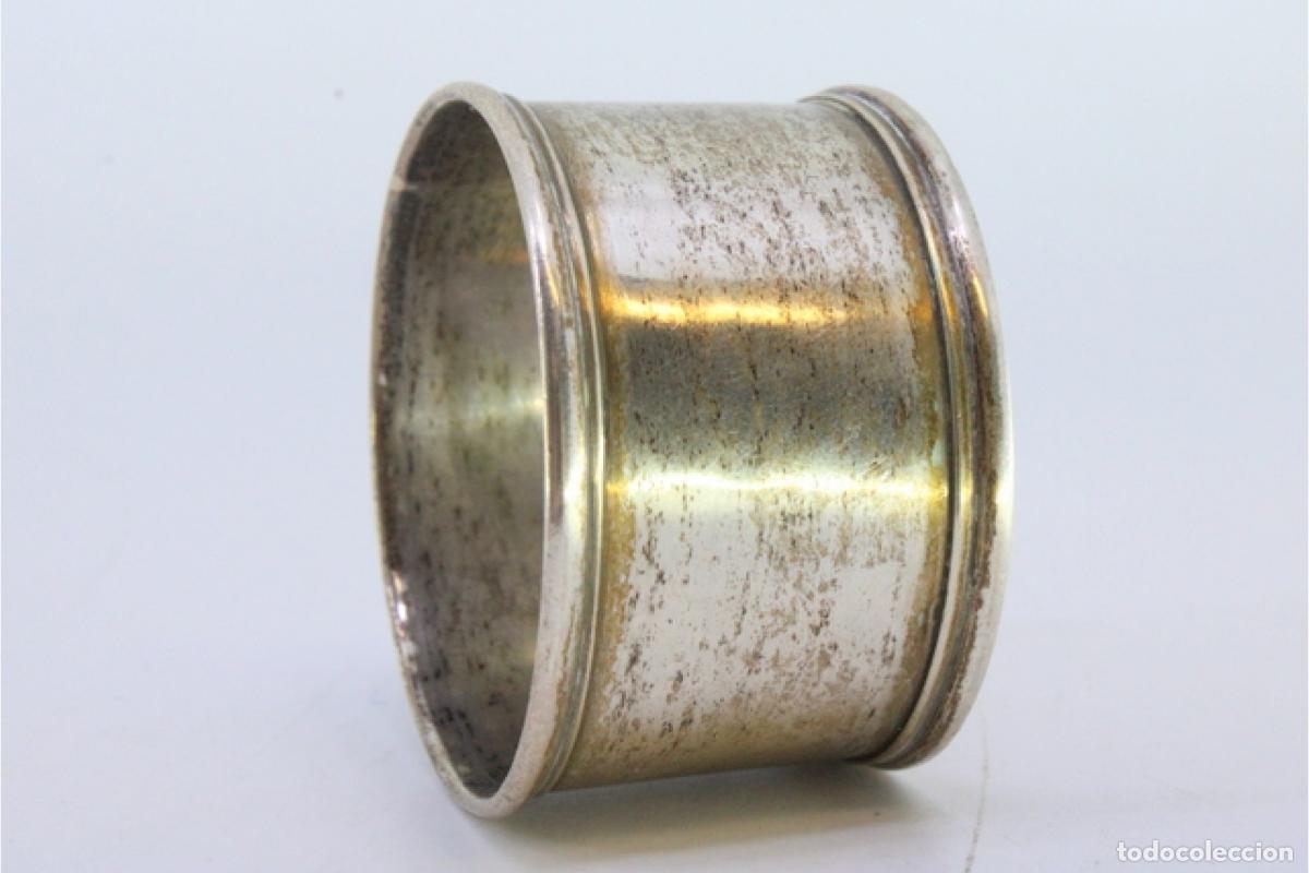 Antig&uuml;edades: Anillo para servilletas de plata - Foto 6