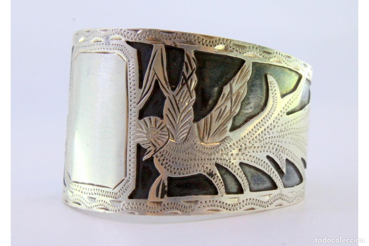 Antig&uuml;edades: Anillo para servilletas de plata - Foto 7