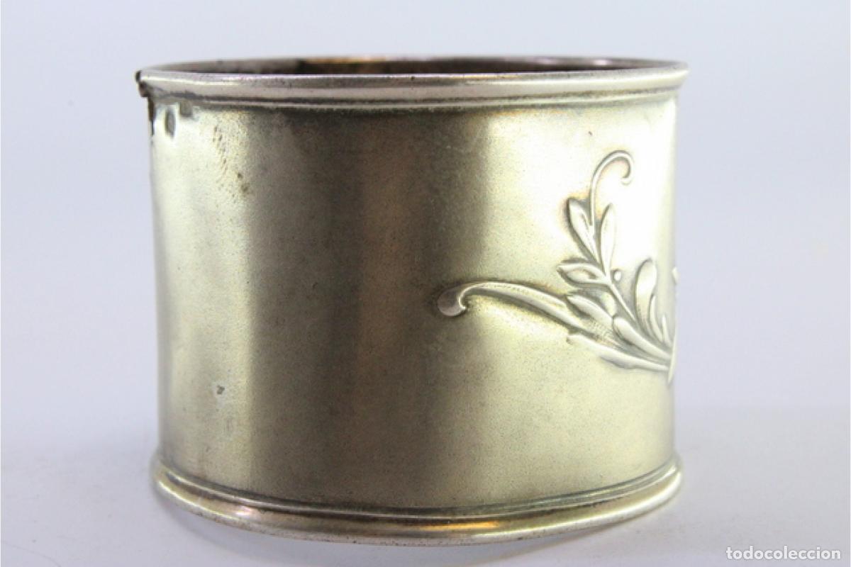 Antig&uuml;edades: Anillo para servilletas de plata - Foto 5