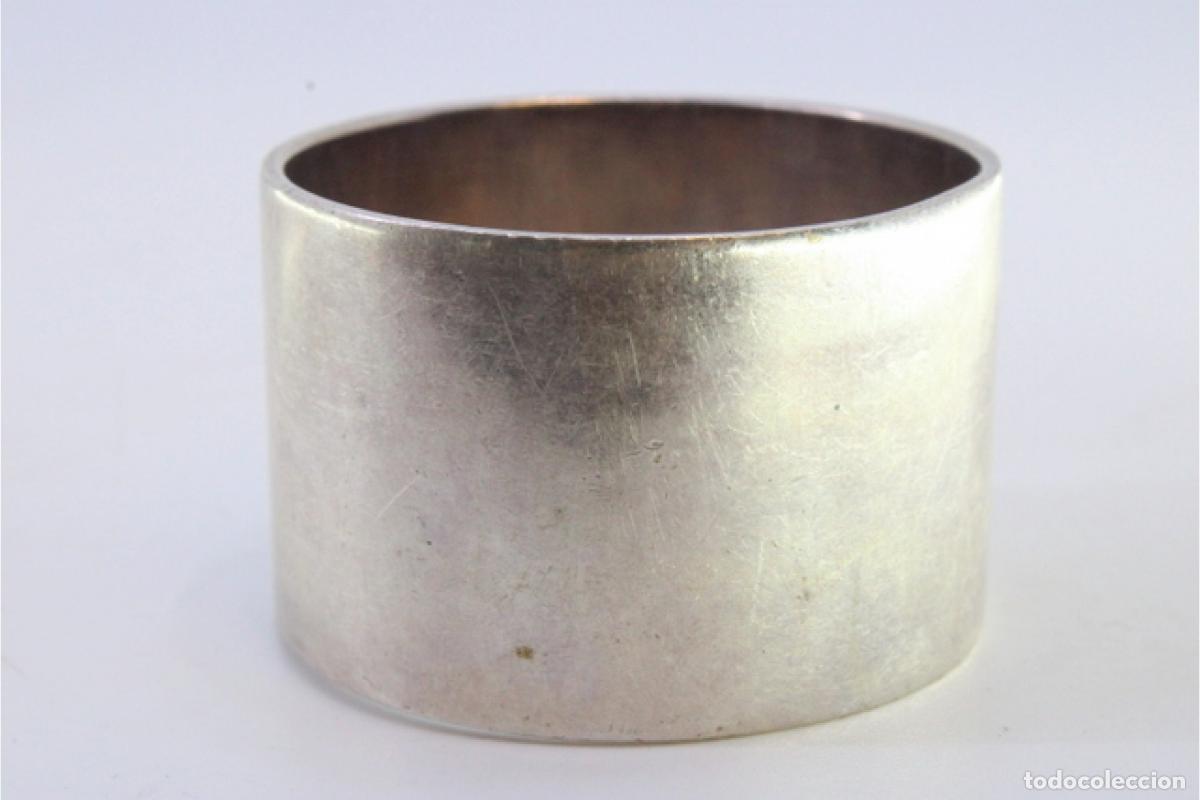 Antig&uuml;edades: Anillo para servilletas de plata - Foto 4