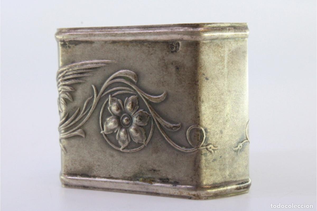 Antig&uuml;edades: Anillo para servilletas de plata - Foto 3