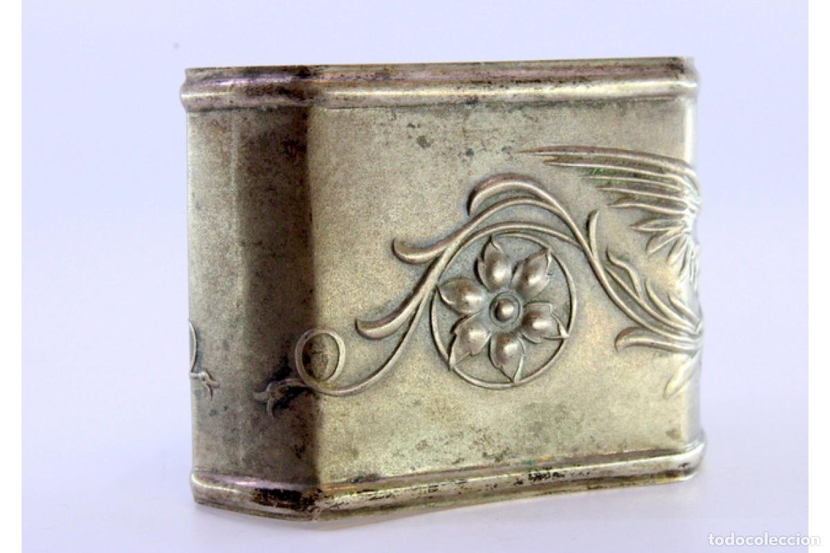 Antig&uuml;edades: Anillo para servilletas de plata - Foto 5