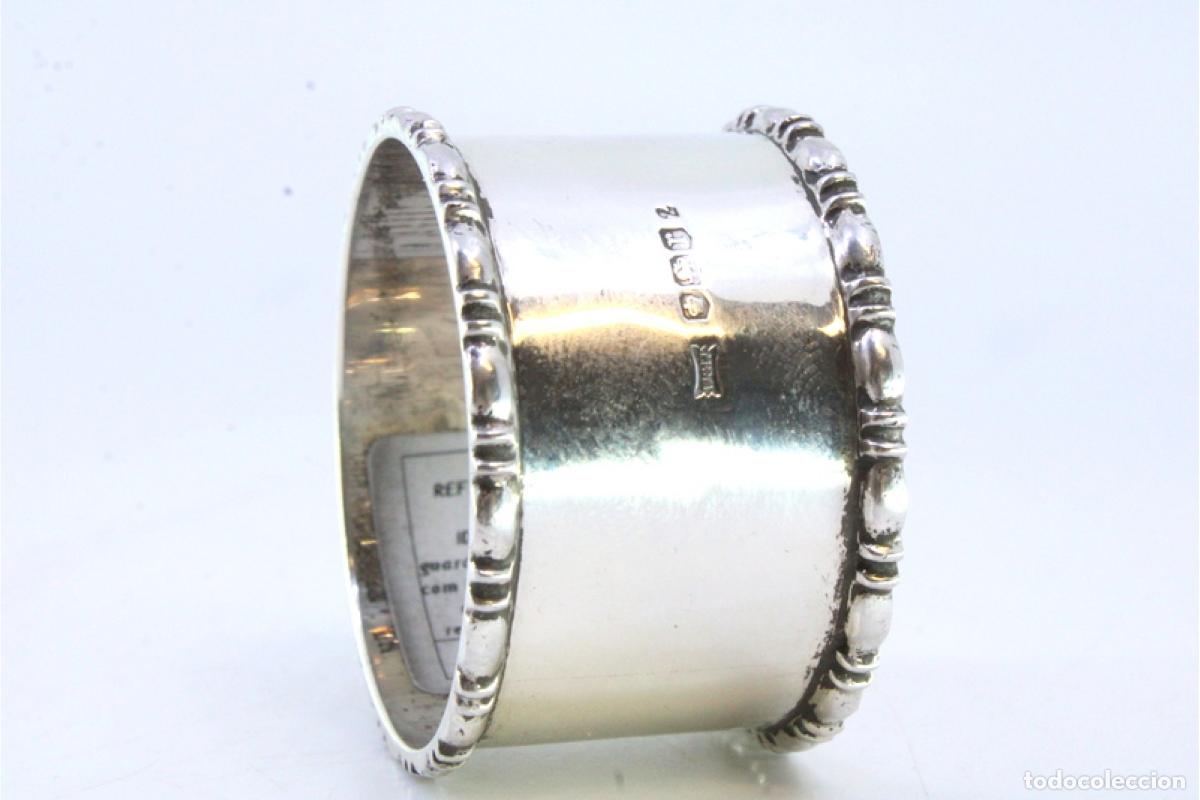 Antig&uuml;edades: Anillo para servilletas de plata - Foto 5