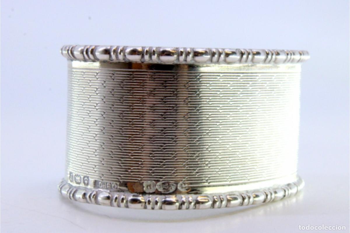 Antig&uuml;edades: Anillo para servilletas de plata - Foto 5