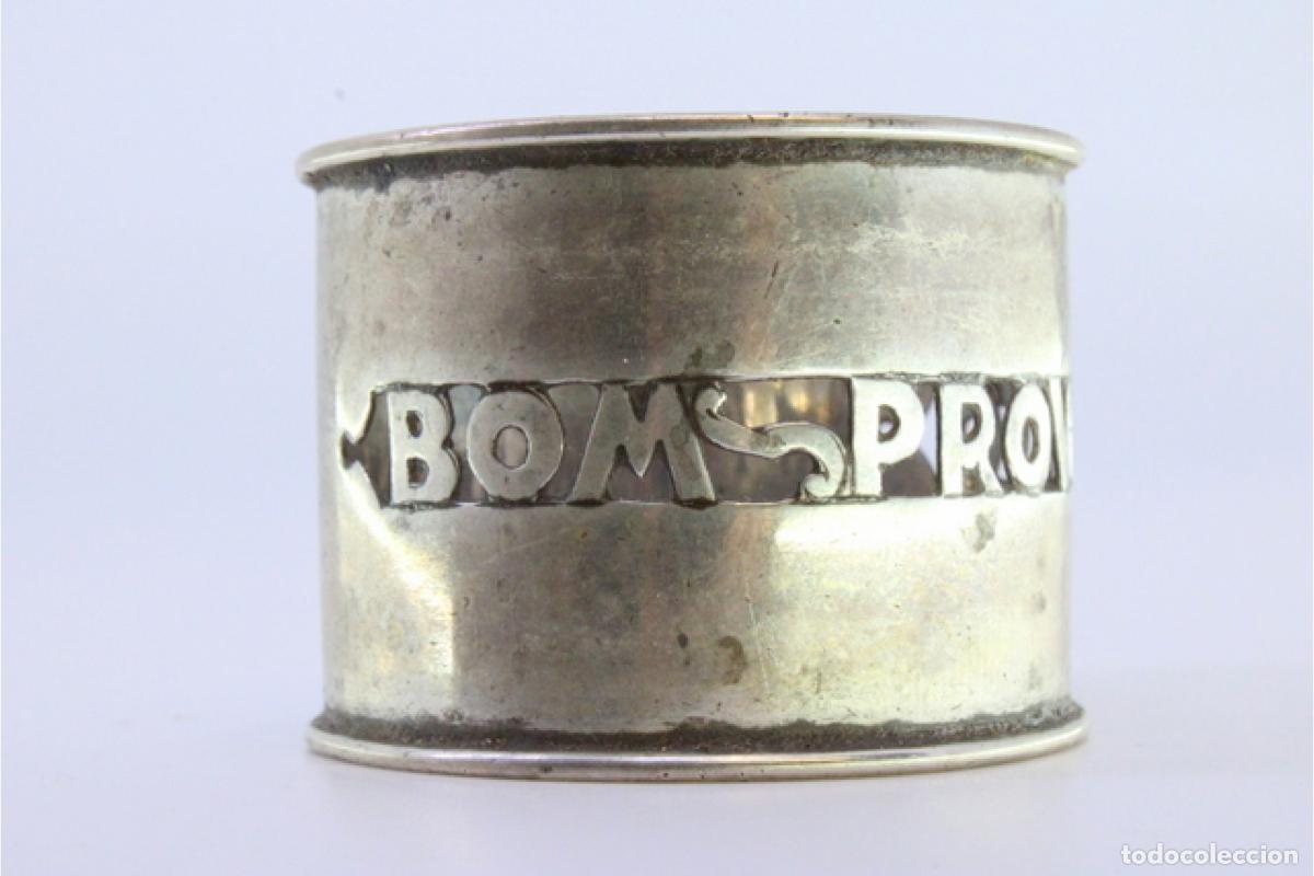 Antig&uuml;edades: Anillo para servilletas de plata - Foto 5