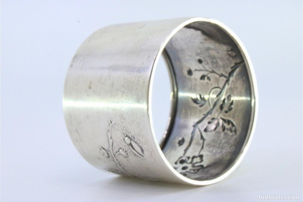 Antig&uuml;edades: Anillo para servilletas de plata - Foto 6