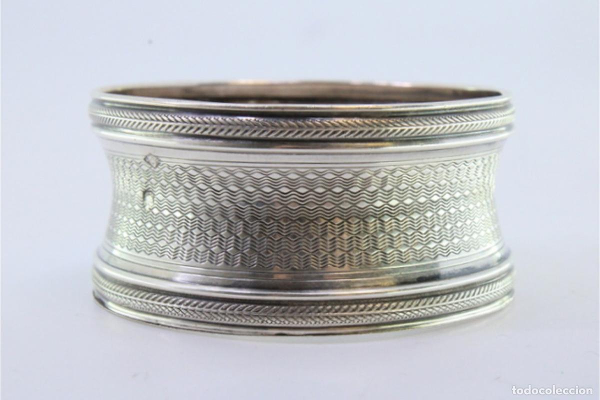 Antig&uuml;edades: Anillo para servilletas de plata - Foto 6