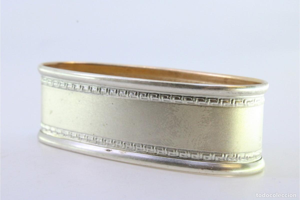 Antig&uuml;edades: Anillo para servilletas de plata - Foto 4