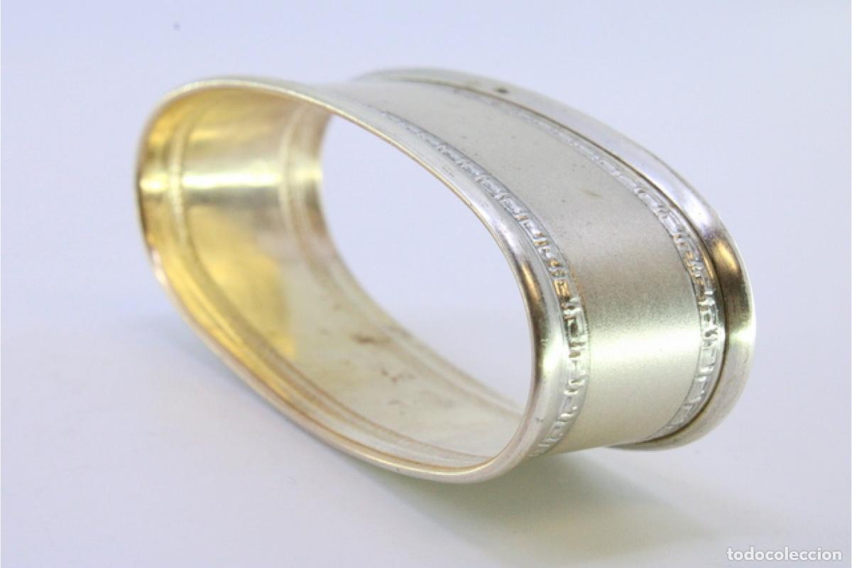Antig&uuml;edades: Anillo para servilletas de plata - Foto 7