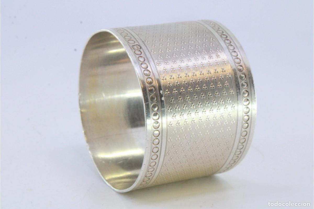 Antig&uuml;edades: Anillo para servilletas de plata - Foto 3