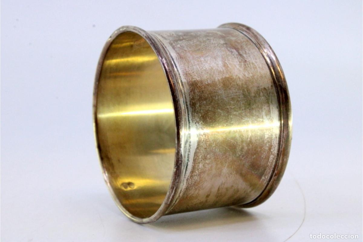 Antig&uuml;edades: Anillo para servilletas de plata - Foto 2