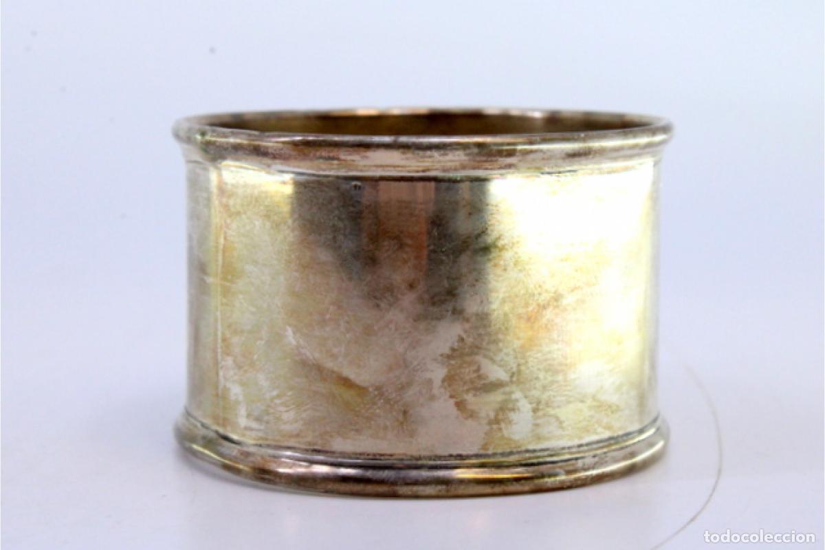 Antig&uuml;edades: Anillo para servilletas de plata - Foto 4
