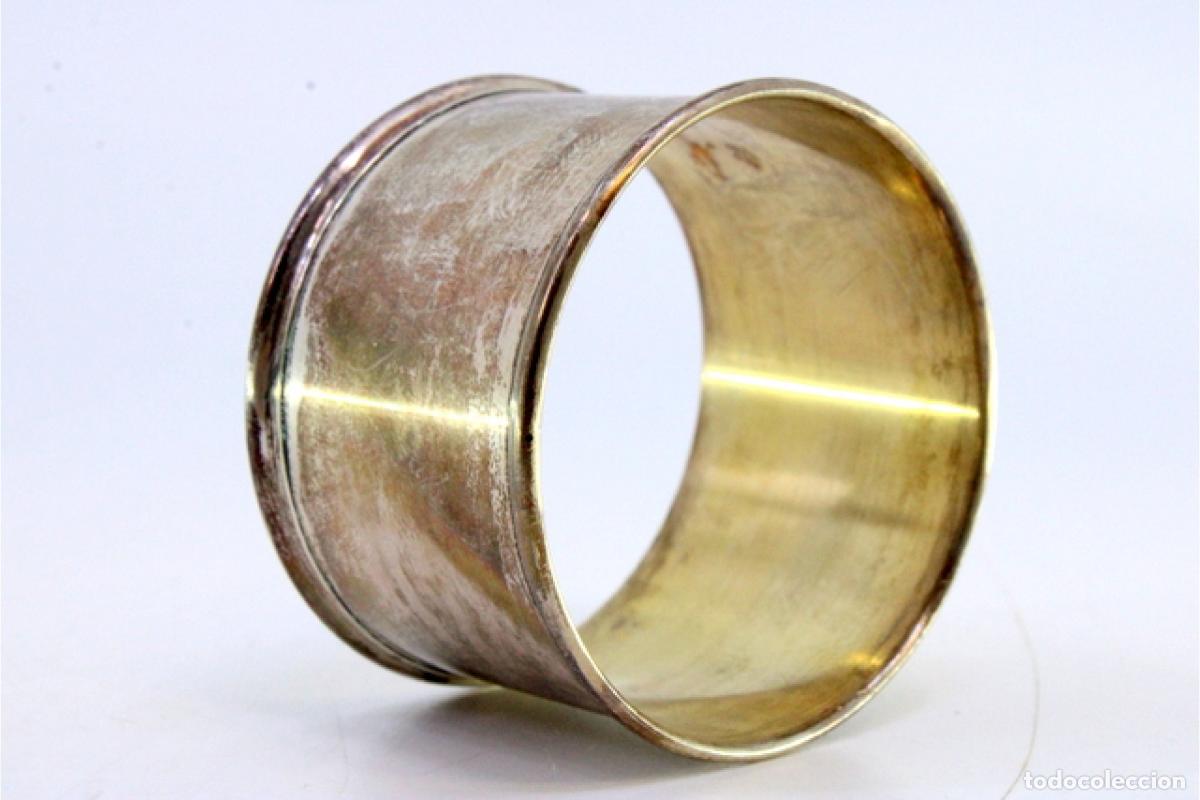 Antig&uuml;edades: Anillo para servilletas de plata - Foto 5