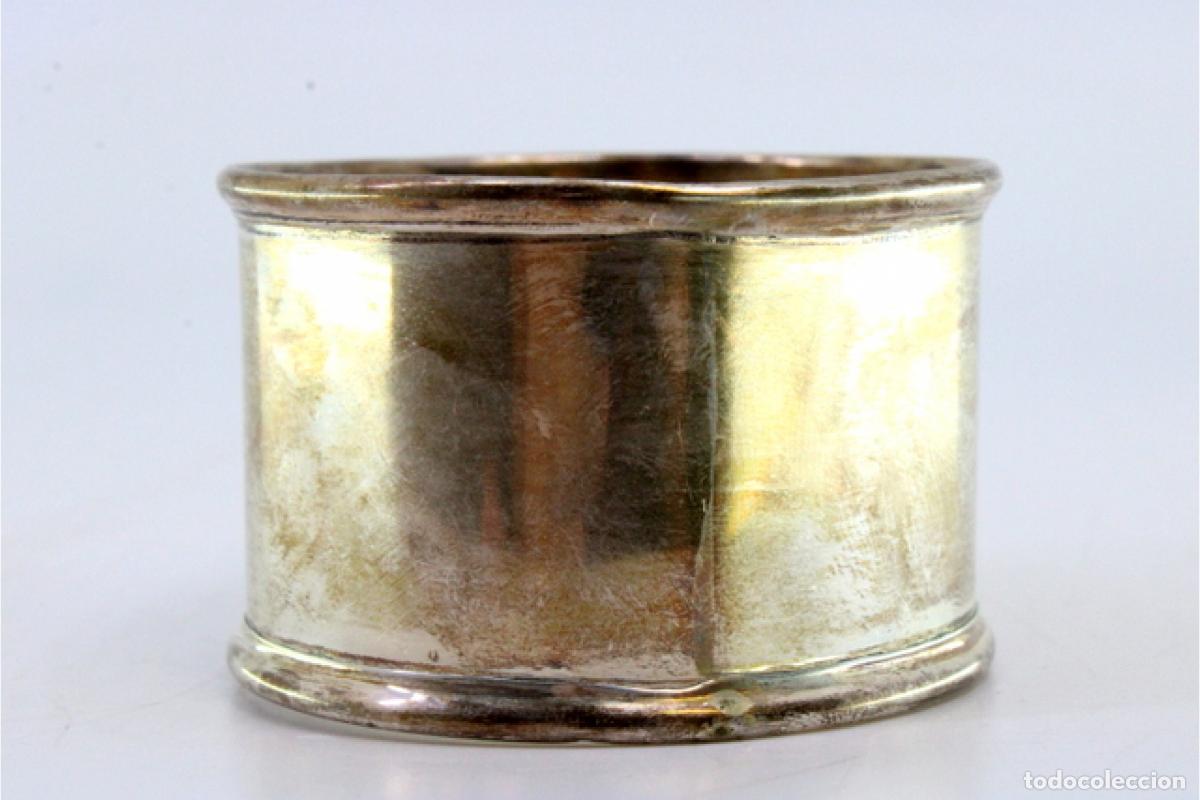 Antig&uuml;edades: Anillo para servilletas de plata - Foto 6