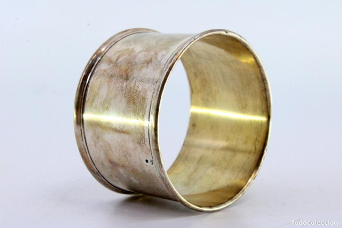 Antig&uuml;edades: Anillo para servilletas de plata - Foto 7