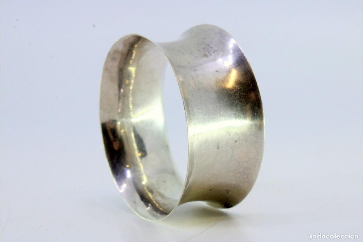 Antig&uuml;edades: Anillo para servilletas de plata - Foto 2