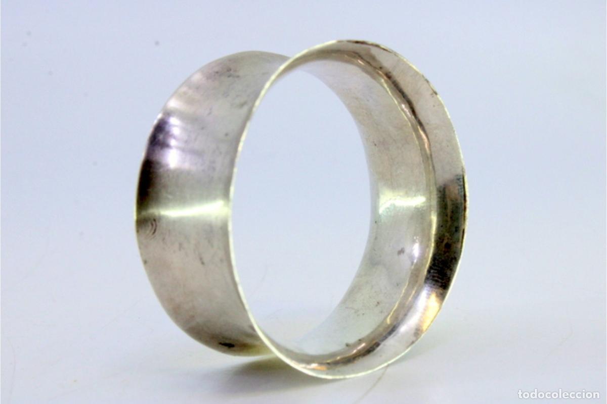 Antig&uuml;edades: Anillo para servilletas de plata - Foto 4