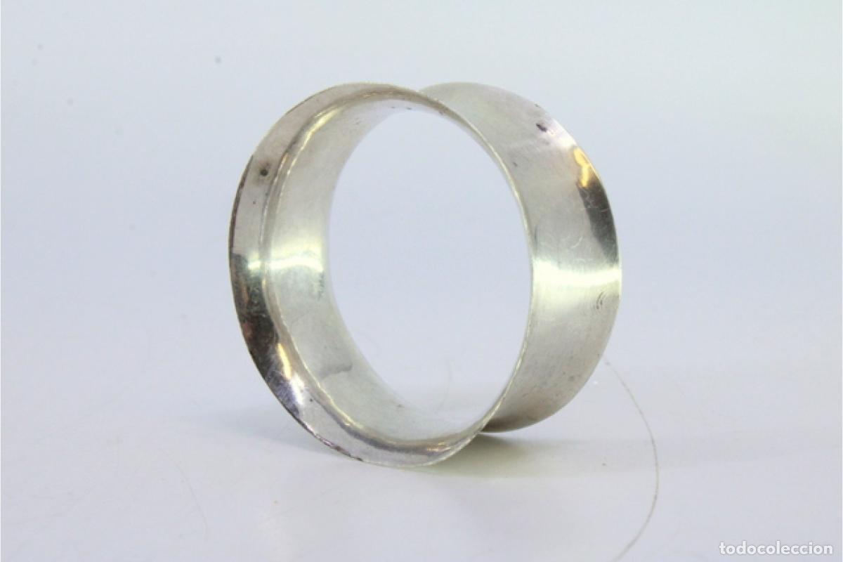 Antig&uuml;edades: Anillo para servilletas de plata - Foto 6