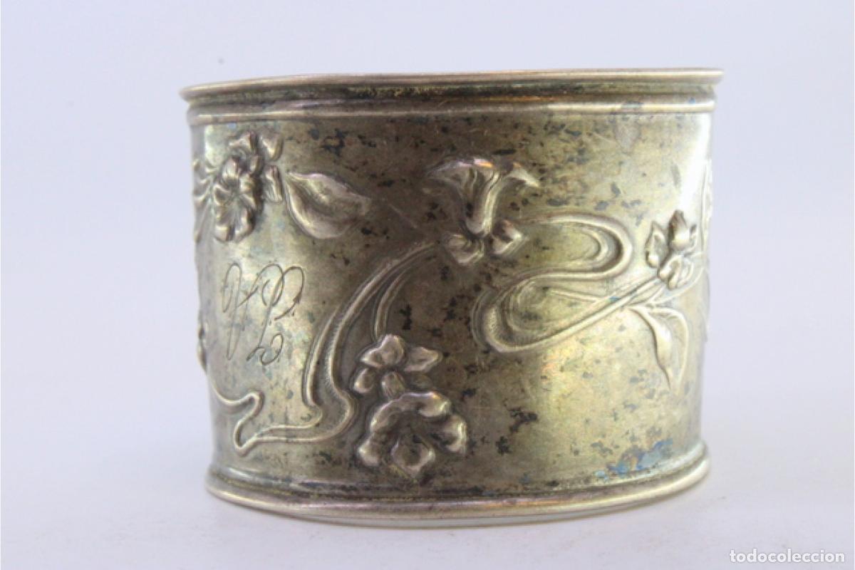 Antig&uuml;edades: Anillo para servilletas de plata - Foto 7