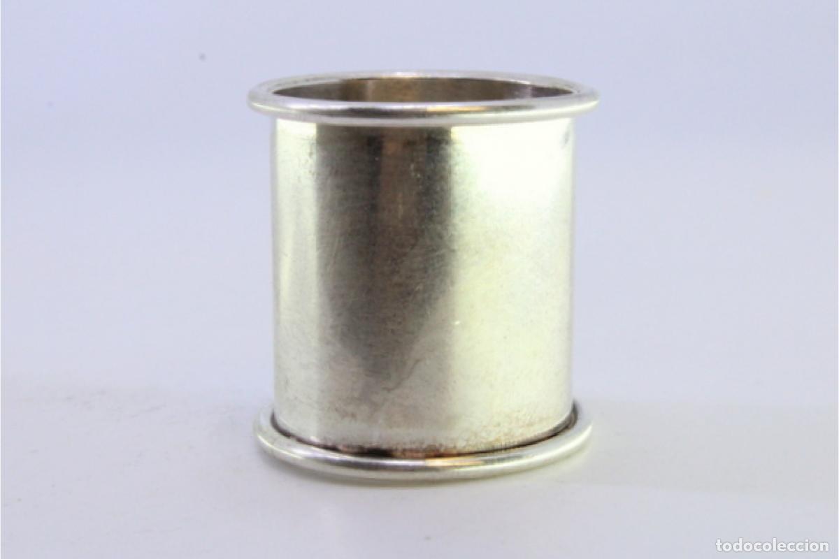 Antig&uuml;edades: Anillo para servilletas de plata - Foto 2