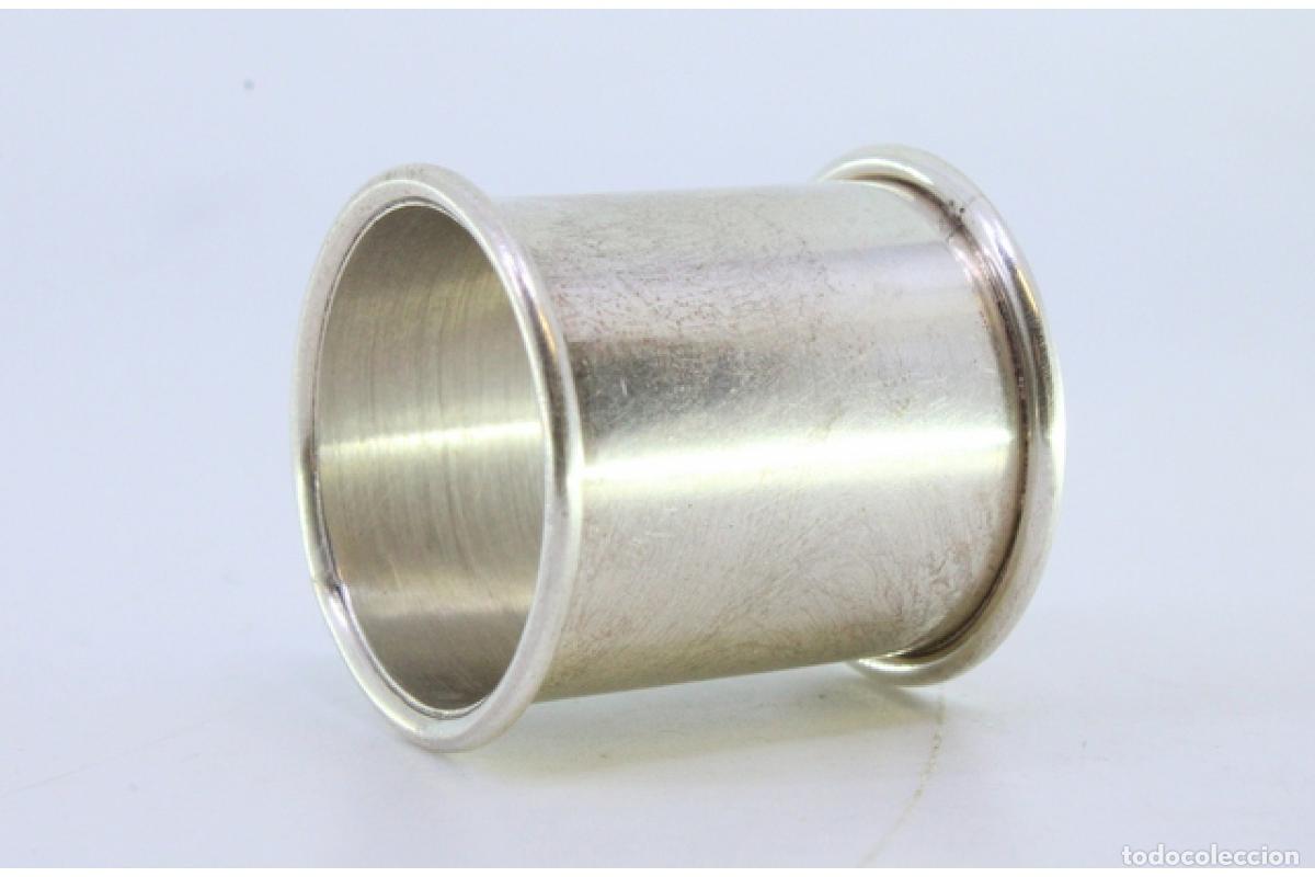Antig&uuml;edades: Anillo para servilletas de plata - Foto 3