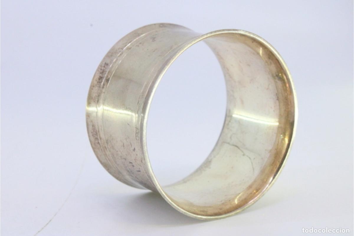 Antig&uuml;edades: Anillo para servilletas de plata - Foto 5