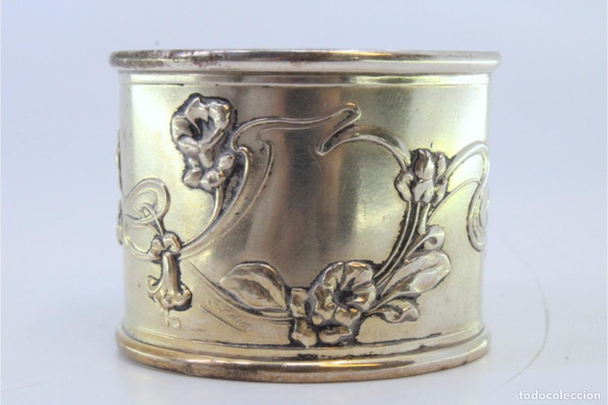 Antig&uuml;edades: Anillo para servilletas de plata - Foto 7