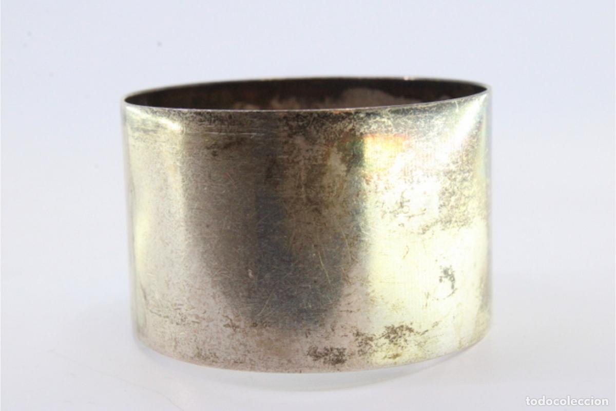 Antig&uuml;edades: Anillo para servilletas de plata - Foto 3