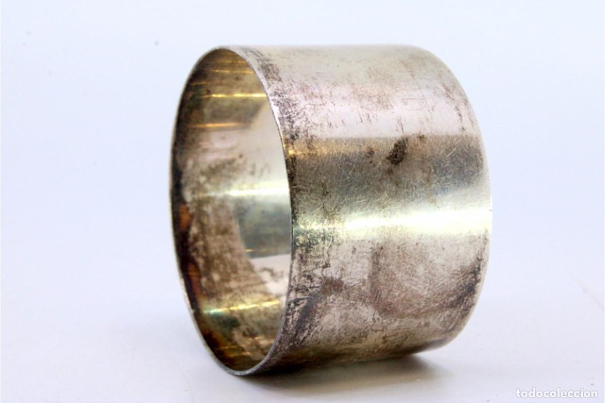 Antig&uuml;edades: Anillo para servilletas de plata - Foto 4