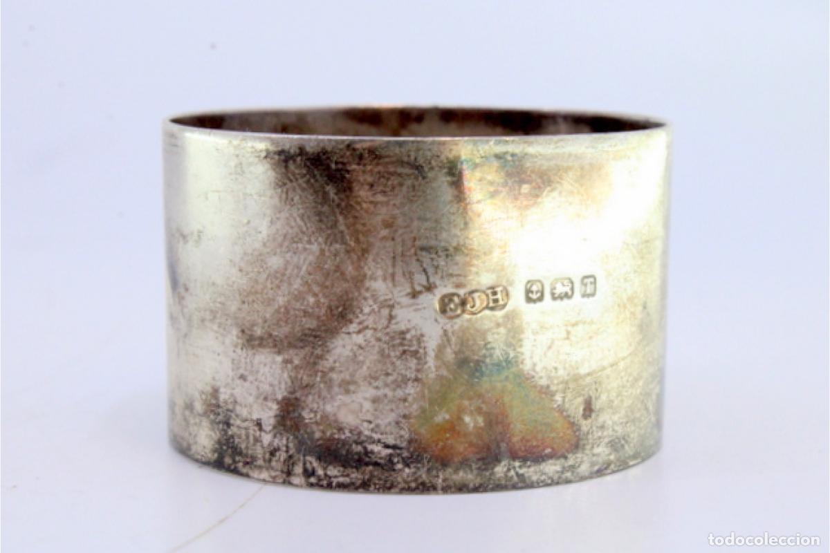 Antig&uuml;edades: Anillo para servilletas de plata - Foto 5