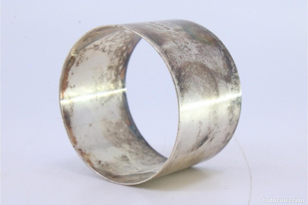 Antig&uuml;edades: Anillo para servilletas de plata - Foto 6